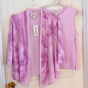 Jenny 2 pc. Cartigan sweater set women's size small